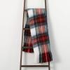 imageSullivans Red ampamp Black Soft Plaid Throw Blanket Lightweight Cotton Couch Blanket Farmhouse Warm Woven Light Weight Throw for Spring Summer Fall