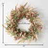 imageSullivans 22 Inch Leaf Foliage Wreath Spring and Summer Artificial Wreath Everyday Wreath Front Door Wreaths Indoor ampamp Outdoor Wreaths Door Entryway Porch DcorLeaf  Flower