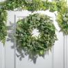 imageSullivans 6 Ft Mixed Foliage Spring Garland for Indoor 72quot Mixed Leaf Faux LifeLike Green Garland for Mantle Decor Living Room Home Fireplace ampamp Office Fireplace Decorations