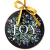 imageSullivans 6quot Black Botanical Christmas Disc Ornaments  Set of 3  Home for The Holidays  Christmas Tree Ornaments  Black Ornaments  Black Floral Christmas Decor