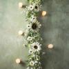 imageSullivans Greenery Garland Sunflower ampamp Wispy Berry Spring Garland for Indoor 66quot White Flower Faux LifeLike Flower Garlands for Mantle Decor Living Room Home ampamp Office Fireplace Decorations