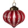 imageSullivans Striped Finial Ornament  Set of 3  Home for The Holidays  Christmas Tree Ornaments  Red Christmas Ornaments  Vintage Glass