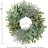 imageSullivans Wreaths for Front Door Eucalyptus Wreath 26quot Mixed Pod Leaf Artificial Green Mixed Round Spring Wreath Indoor Outdoor Decorations for Fireplace Cabinet Mantle Home Dcor