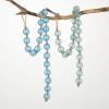 imageSullivans 325 ft Blue and Green Beaded Glass Ball Garland Set of 2 Artificial Greenery Versatile Garland Decor for All Seasons Perfect for Weddings Fireplace Mantels Dining and Living RoomsBlue and Green