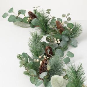 imageSullivans Pine Eucalyptus Garland Christmas Dcor Artificial Garland Christmas Garlands Garlands for Mantel Dcor