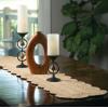 imageSullivans Hollow Wooden Donut Vase Set of 2 Mango Wood Vase Pack of Two for Tabletop Coffee Table Dcor Counter Top Home Dcor Office Shelf Fireplace Mantel Decorations