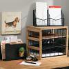 imageSullivans Home Office and School Mesh Black Iron Wall Storage Organizer MET1728