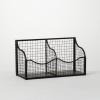 imageSullivans Home Office and School Mesh Black Iron Wall Storage Organizer MET1728