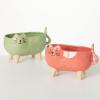 imageSullivans PurrFact Cat Planter Pair Faux Flower Pots Decorative Home Accessories Kitchen ampamp Office Dcor Tabletop and Entryway Dcor