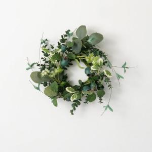 imageSullivans 13 Inch Green Pod Foliage Mini Wreath Spring and Summer Artificial Wreath Everyday Wreath Front Door Wreaths Indoor ampamp Outdoor Wreaths Door Entryway Porch Dcor