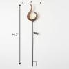 imageSullivans 445quot Copper Flame Ground Spike Solar Powered Light for Outside Garden Decorative Landscape Yard Stakes Outdoor Solar Light Yard Accessories