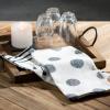 imageSullivans Black and White Multiple Design Tea Towels Set of 4 Quick Drying Dish Towels Perfect for Home Office Kitchen Decor