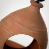 imageSullivans Brown Terracotta Hanging Bird Feeder Bath Bowl FlyThrough Design Decoration for Outdoor Birdwatching Perfect for Garden Yard Deck and Patio