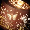 imageSullivans Home Dcor Tabletop Fountain Copper Butterfly ampamp Mushroom Pierced Metal Design 525quot Auto Pump LED Indoor Outdoor Table Dcor Office Shelf Mantel Decorations Garden Patio Outdoor Decor