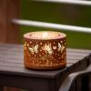 imageSullivans Home Dcor Tabletop Fountain Copper Butterfly ampamp Mushroom Pierced Metal Design 525quot Auto Pump LED Indoor Outdoor Table Dcor Office Shelf Mantel Decorations Garden Patio Outdoor Decor