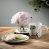 imageSullivans Peacock and Floral Ceramic Mugs Set of 4 Coffee Cups Handles Modern Boho Unique Style For Any Kitchen