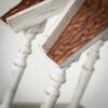 imageSullivans White Washed Wooden Gazebo Bird Feeder with a Hammered Copper Roof Birdwatching Decoration for Outdoor Birdwatching Perfect for Garden Yard Deck and Patio