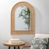 imageSullivans Wood ampamp Seagrass Table Set of 2 Round Side Tables for Sofa Couch Living Room Bedroom and Small Spaces