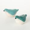 imageSulivans Glazed Ombre Blue Bird Ceramic Figurine Set of 2 Perfect for a Table Centerpiece Mantels and Shelf Decoration Small Statue for Indoor Spring Decor for Home Office Patio