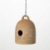 imageSullivans Bee Hive Terracotta Birdhouse 9Inch Bird Feeder Birdwatching Decoration for Outdoor Garden Yard Deck and Patio