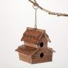 imageSullivans Copper Shingled Double Decker Hanging Birdhouse Set of 2 Bird Feeder Birdwatching Decoration for Outdoor Garden Yard Deck and Patio