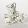 imageSullivans Peacock and Floral Ceramic Mugs Set of 4 Coffee Cups Handles Modern Boho Unique Style For Any Kitchen