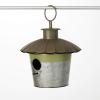 imageSullivans Umbrella Metal Roof Birdhouse 1275Inch Bird Feeder Birdwatching Decoration for Outdoor Garden Yard Deck and Patio