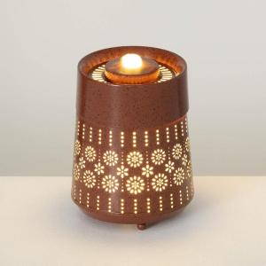 imageSullivans Home Dcor Tabletop Fountain Copper Floral Design 8quot Pierced Metal Auto Pump LED Groovy Floral Indoor Outdoor Table Dcor Office Shelf Mantel Decorations Garden Patio Outdoor Decor