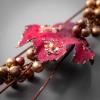 imageSullivans 44quot Gold Berry Burgundy Foliage Greenery Flower Plant Dcor for Bouquet Vase Filler Christmas Home Decoration for Mantels Doorways and Windows