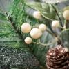 imageSullivans Berry and Pinecone Spray Artificial Fake Flower Lifelike Bouquet Centerpiece for Home Office Weddings and Gifts Decor