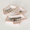imageSullivans Ceramic Christmas 3Piece Scandi Christmas Tree Platter Holiday Charcuterie Cheese Bread Fruit Vegetable Dip Serving Dish