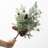 imageSullivans Pine and Cedar Blue Berry Spray Artificial Fake Flower Lifelike Bouquet Centerpiece for Home Office Weddings and Gifts Decor