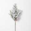 imageSullivans Flocked Snow Pine and Pinecone Spray Artificial Fake Flower Lifelike Bouquet Centerpiece for Home Office Weddings and Gifts Decor