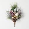 imageSullivans Mixed Ball Pine Pick Artificial Fake Flower Lifelike Bouquet Centerpiece for Home Office Weddings and Gifts Decor
