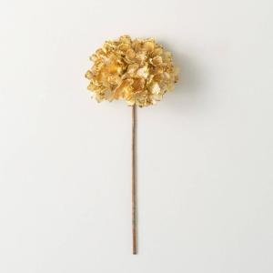 imageSullivans 18quot Metallic Gold Hydrangea Stem Greenery Flower Plant Dcor for Bouquet Vase Filler Christmas Home Decoration for Mantels Doorways and Windows