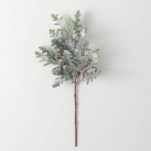 imageSullivans 24quot Frosted Pine Pinecone Pick Greenery Flower Plant Dcor for Bouquet Vase Filler Christmas Home Decoration for Mantels Doorways and Windows