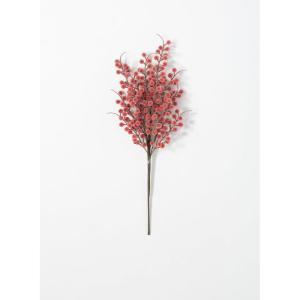 imageSullivans Red Frosted Berry Spray Artificial Fake Flower Lifelike Bouquet Centerpiece for Home Office Weddings and Gifts Decor