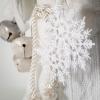 imageSullivans Cable Silver Knit Coat Santa Claus Figurine Christmas Santa Claus Decoration for Christmas Holiday Decorating for Mantels and Tabletops