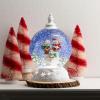 imageSullivans Lighted Snowman Shimmer Globe Christmas Decorative Hanging Lantern Perfect Holiday Dcor for Table Centerpiece and Fireplace Mantels