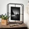 imageSullivans Abstract Black Tabletop Picture Frame Industrial Metal Photo Frame 1025quot H Black