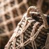 imageSullivans Decorative Boho Storage Baskets with Handles Set of 2  Handwoven Wicker Baskets with Macrame Detail Boho Chic Home Dcor for Living Room Bedroom ampamp More