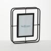 imageSullivans Abstract Black Tabletop Picture Frame Industrial Metal Photo Frame 1025quot H Black