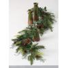 imageSullivans Ceramic Vase Set of 3 Glaze Dipped Green with Exposed Brown Bottom Dcor for Living Room Kitchen Office Home Decorations CM2929