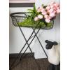 imageSullivans MET1088 Cylindrical Wire Large Basket Storage Containers with Handles Black 195 to 22 Inches Each Set of 3Standing