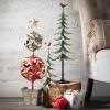 imageSullivans Red Cardinal Topped Green Pine Tree Figurine Statues Set of 3 Home Decor for Living Room Bookshelf Shelf Decor Accents Figurines for Office Table or Desk