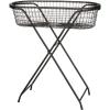 imageSullivans MET1088 Cylindrical Wire Large Basket Storage Containers with Handles Black 195 to 22 Inches Each Set of 3Standing