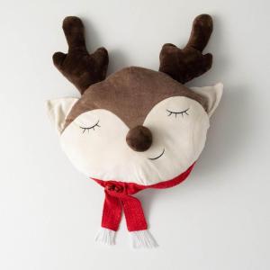 imageSullivans 24x15 Sleeping Reindeer Pillow Christmas Couch Throw Pillows Adorable Holiday Cushion Decorative Pillows for Indoor Christmas Dcor