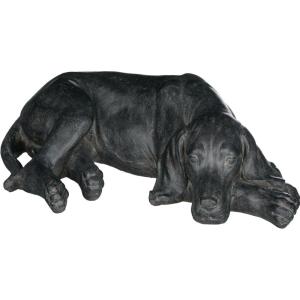 imageSullivans Black Labrador Retriever Dog Resin Tabletop Figurine Perfect for a Table Centerpiece Mantels and Shelf Decoration Small Statue for Indoor Spring Decor for Home Office Patio