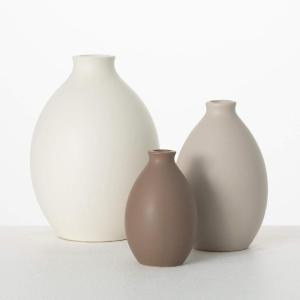 imageSullivans Multicolored Ceramic Flower Vase Modern Home Decor Vases for Flowers Vases for Centerpieces Mantle Tabletop Accent Table Vases Kitchen Living Room and Office Decor Set3 CM3143