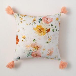 imageSullivans Wildflower Watercolor Pillow Throw Pillows Living Room Dcor Couch Pillows